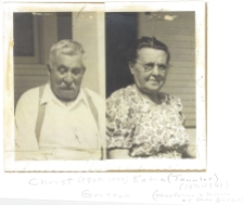 Christ (1869-1949) and Katie Tannler (1871-1948) Gertsch. Stepfather and mother of Pete Gertsch and paternal grandparents of Shirley Gertsch Bartels