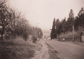 Oleson Road, looking north, 1948