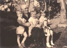 Grandma Magdelana and Arnold, Richard and Madeline Von Bergen
