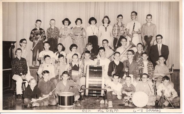 GHS 1950s, grades 6-8, Phil McGriff, teacher