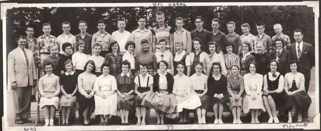 GHS 1957 8th Grade, Wayne Thurman, Principal
