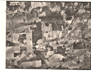 Alpenrose Dairy and Five Corners intersection - 1936 Army Corps of Engineers aerial photo