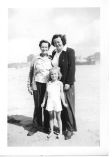1945 Blosick family - Mrs. Blosick with Harriet Roshak and daughter Deanne Roshak